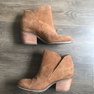 JESSICA SIMPSON TANDRA CANELA BROWN SUEDE